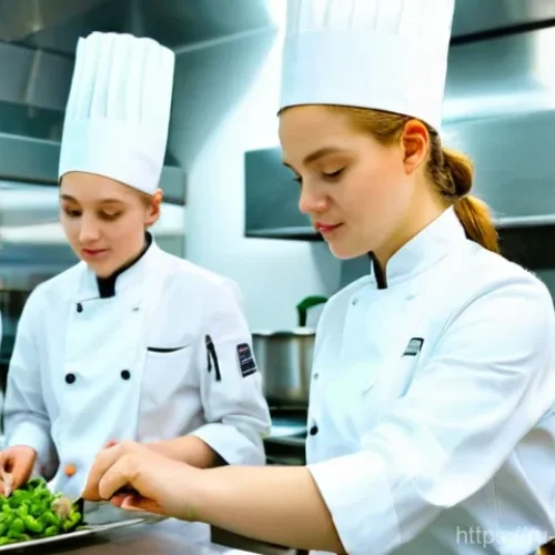 전통음식조리사 자격증과 학위의 차이 - **"Foundation of Culinary Mastery: The College Kitchen"**
    A bright, spacious, and impeccably cle...