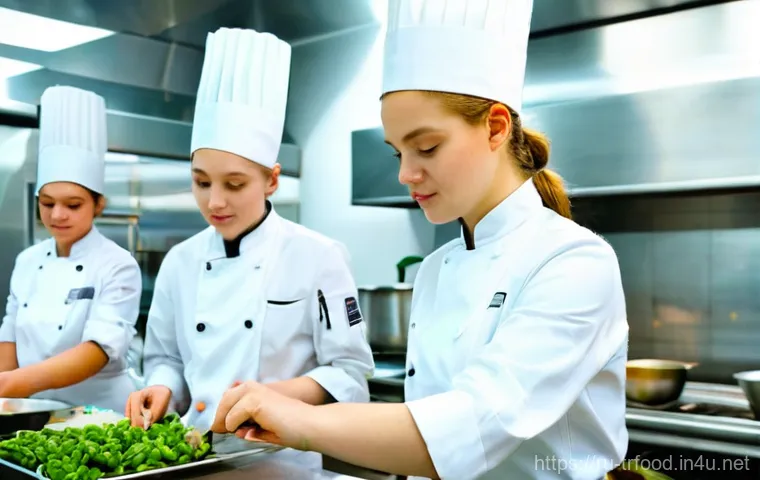 전통음식조리사 자격증과 학위의 차이 - **"Foundation of Culinary Mastery: The College Kitchen"**
    A bright, spacious, and impeccably cle...